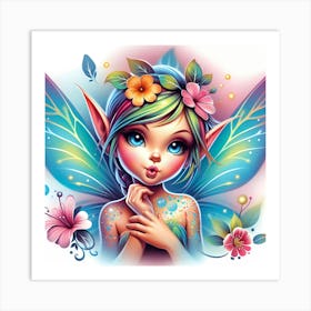 Fairy Girl Art Print