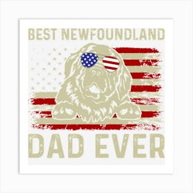 Best Newfoundland Dad Ever Art Print