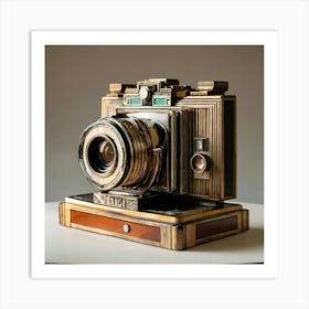 Deco Camera Art Print