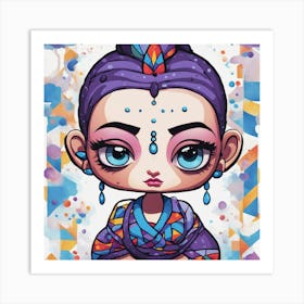 Asian Girl 17 Art Print