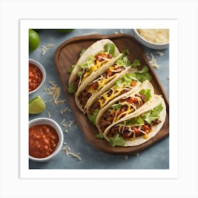 Mexican Tacos Art Print