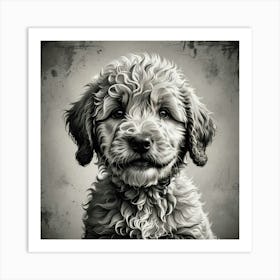 Goldendoodle Portrait Art Print