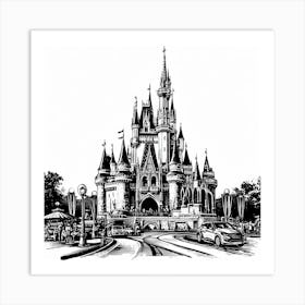 Cinderella Castle 1 Art Print