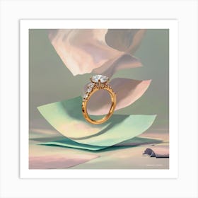 Engagement Ring 6 Art Print