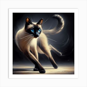 Siamese Cat 1 Art Print