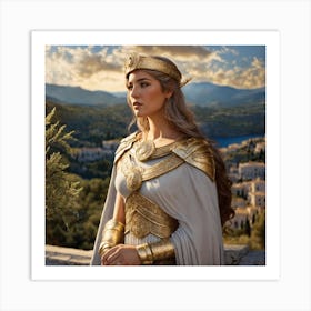 GREEK GODDESS IN ME Art Print