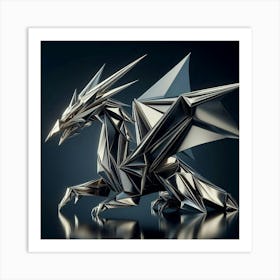 Origami Dragon 3 Art Print
