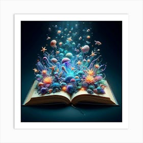 Underwater Book 1 Art Print