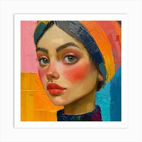 Portrait Of A Woman 22 Art Print