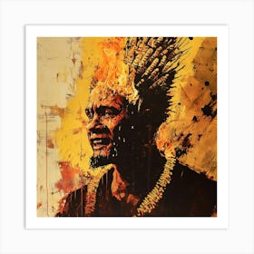 Fijian Warrior Art Print