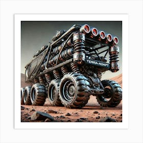 Mars Dominion Transit Rover Terra Adapt Suspension System Art Print