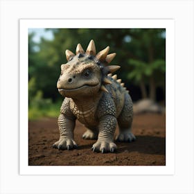 Triceratops 2 Art Print