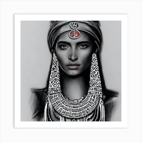 Egyptian Woman Art Print