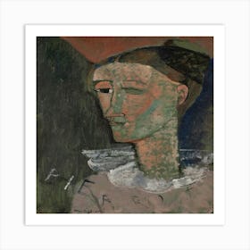 Self Portrait As Pierrot By Amedeo Clemente Modigliani Art Print