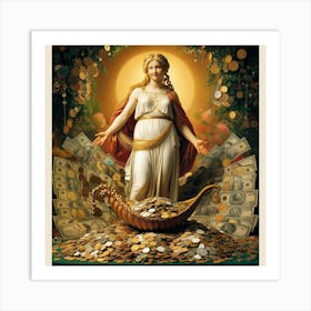 Goddess Of Money24 Art Print