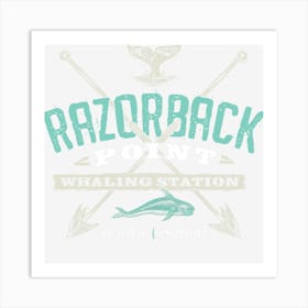 Razorback Point Whaling Station Art Print