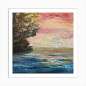 Evening Thought Square Art Print