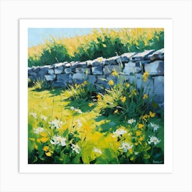 Stone Wall Art Print