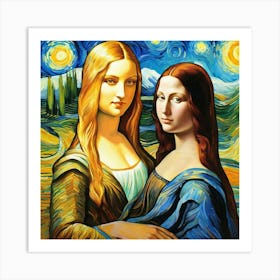 Mona Lisa shb Art Print