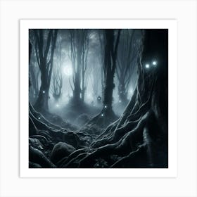 Dark Forest 89 Art Print