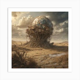 House In The Desert 5 Art Print