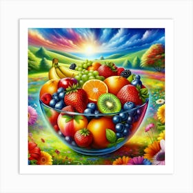 Fruit Bowl 1 Art Print