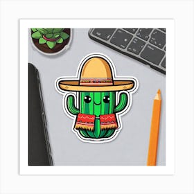 Mexican Cactus 33 Art Print