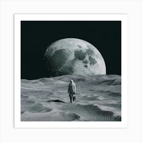 Man On The Moon Art Print