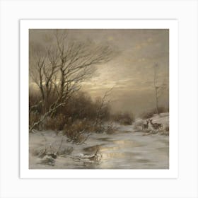 Winter Scene 9 Art Print