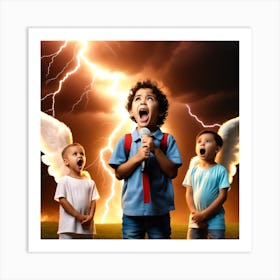 Angels Singing Art Print