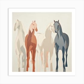 Abstract Equines Collection 20 Art Print