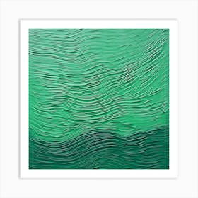 Green Wave'' Art Print
