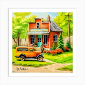 FM-49  COUNTRY STORE  Art Print