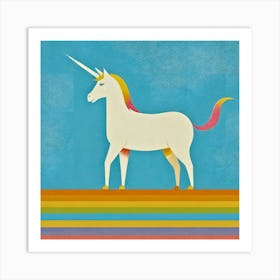 Unicorn Canvas Print Art Print