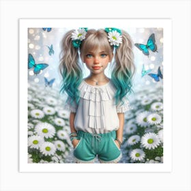 Daisy Girl 20 Art Print