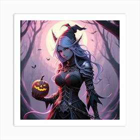 Witch In The Woods Art Print