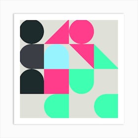 Geometric Shapes 4 Art Print