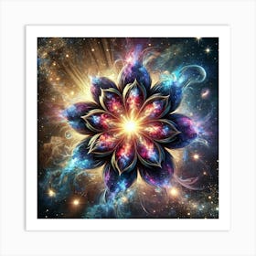 Flower Of The Universe Poster