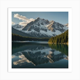 Mountain Lake 3 Art Print