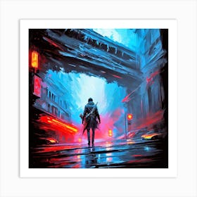 Dark City 3 Art Print