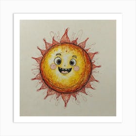 Sun!! 9 Art Print