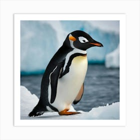 Antarctic Penguin Art Print