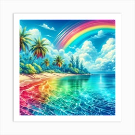 Rainbow Beach 2 Art Print