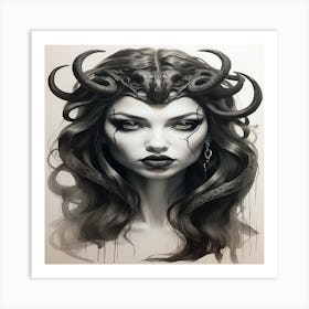 Demon Woman Art Print