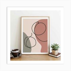 Abstract Line Art Print Painting Art Print