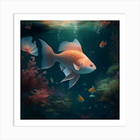 Aquatic Harmony Art Print