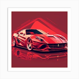 Ferrari F1 Art Print