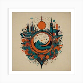 City In The Sky Art Print