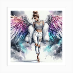 Angel Wings 35 Art Print