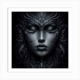 Ethereal Face Art Print